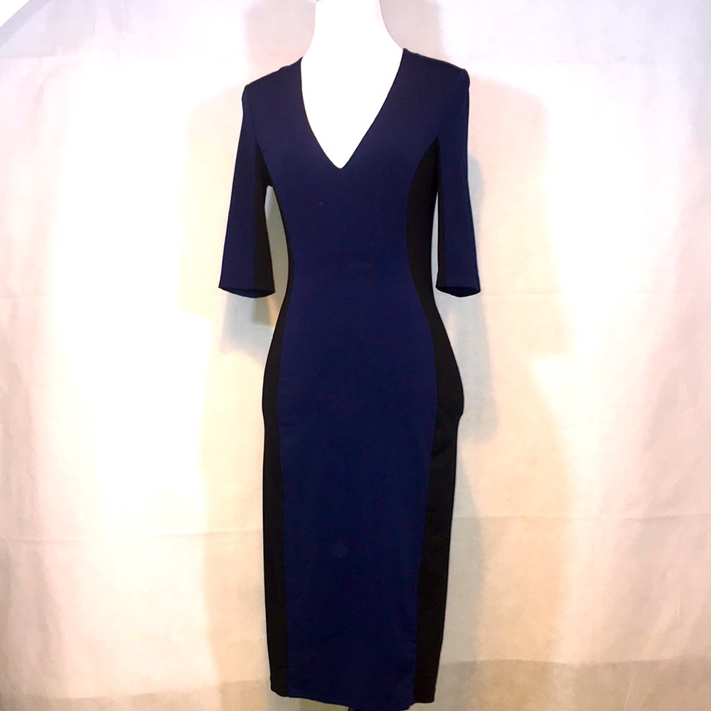Kardashian Kollection Block Color Dress - Picture 2 of 8